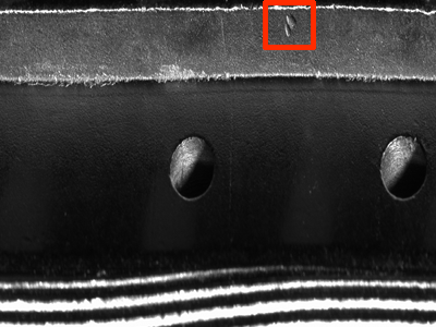 Exemple d’inspection optique — Détection de défauts de surface